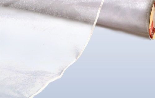 organza szegett szélű (40 cm * 9 m), fehér