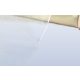 organza szegett szélű (40 cm * 9 m), krém