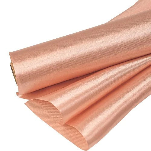szatén selyem asztali futó (25 cm * 10 m) rosegold -vd10