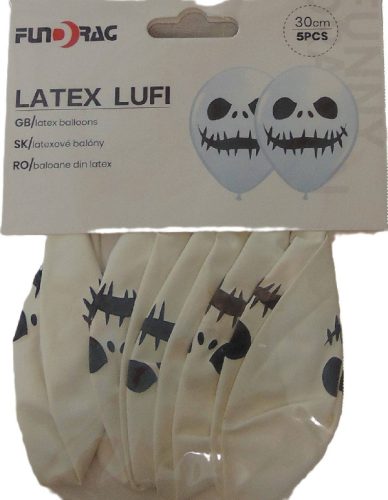 halloween gumi lufi, varrott száj (5 db 30 cm-s )-650092