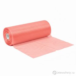   Korall organza dekorációs anyag (47 cm x 10 m) – Selymes korall ünnepi dekorációs tekercs