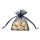 7,5*10 cm organza tasak fekete (10 db)