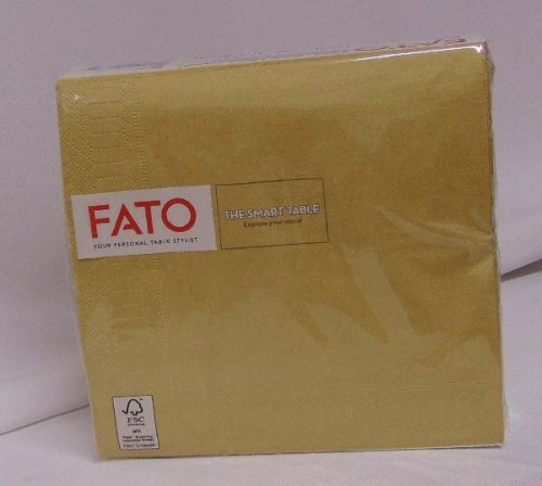 33*33 cm arany szalvéta (50 db), 2 rétegű