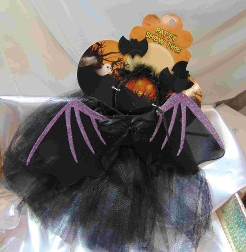 Denevér lány jelmez (4-6 éves méret)-PG741