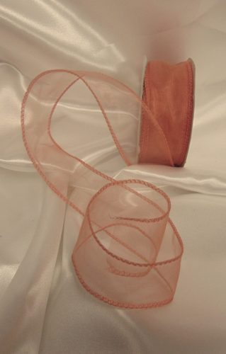 organza szalag drótos széllel (3,8 cm * 10 m)-17693