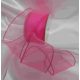 organza szalag drótos széllel (3,8 cm * 10 m)-pink