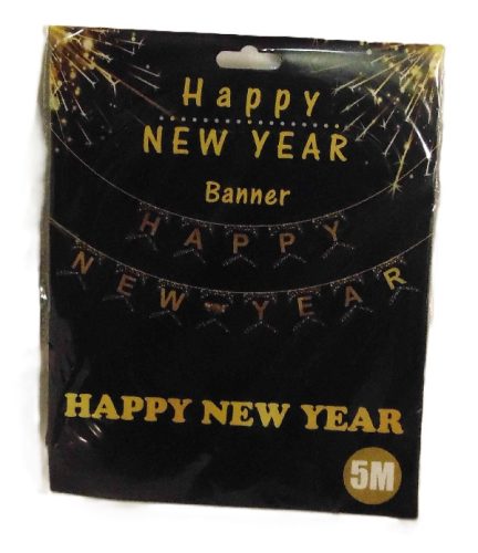 Happy New Year ! óriás betűfüzér (csillámos)-660831