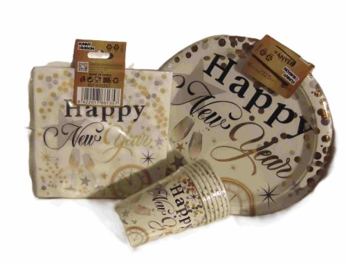 Happy New Year! Ünnepi Szalvéta Szett (16 db)