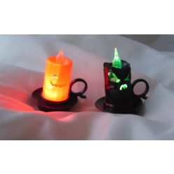 Halloween világító mécses (8cm) 1db