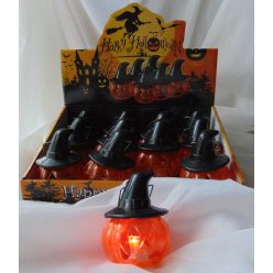 Halloween világító tök (9cm)