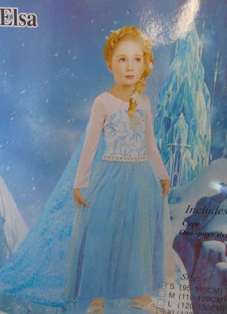 Jégvarázs, Elsa farsangi jelmez uszályos