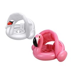   Beülős baba úszógumi levehető napellenzővel (flamingó vagy hattyú)