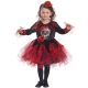 Bristol Novelty red skull tutu csontvázas farsangi jelmez